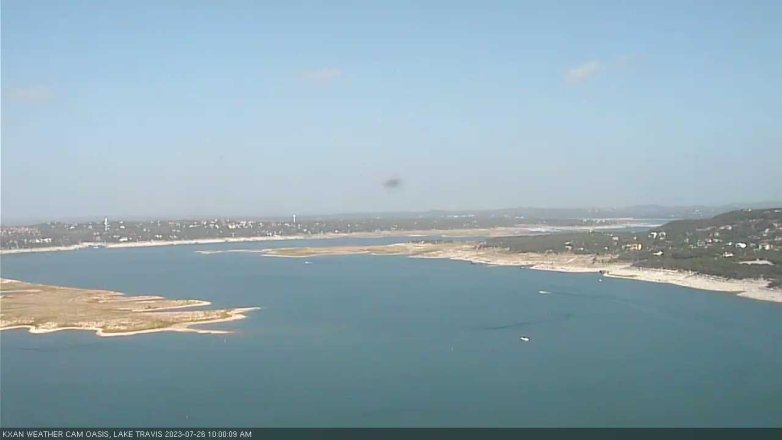 Lake Travis webcam, July 26, 2023 10:00 AM CT