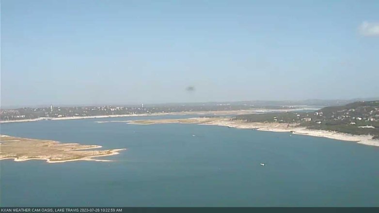 Lake Travis webcam, July 26, 2023 10:25 AM CT