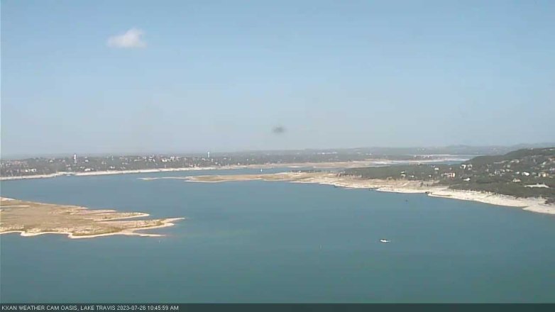 Lake Travis webcam, July 26, 2023 10:45 AM CT