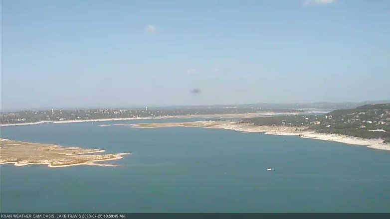 Lake Travis webcam, July 26, 2023 11:00 AM CT