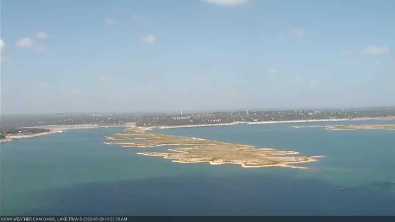 Lake Travis webcam, July 26, 2023 11:25 AM CT