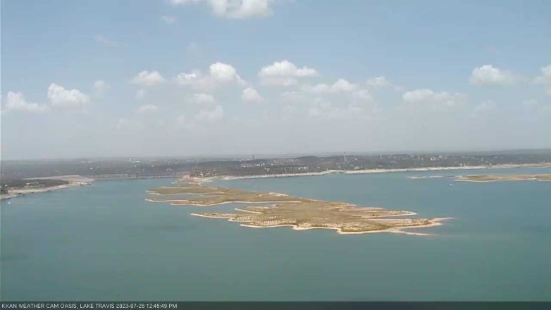 Lake Travis webcam, July 26, 2023 12:45 PM CT