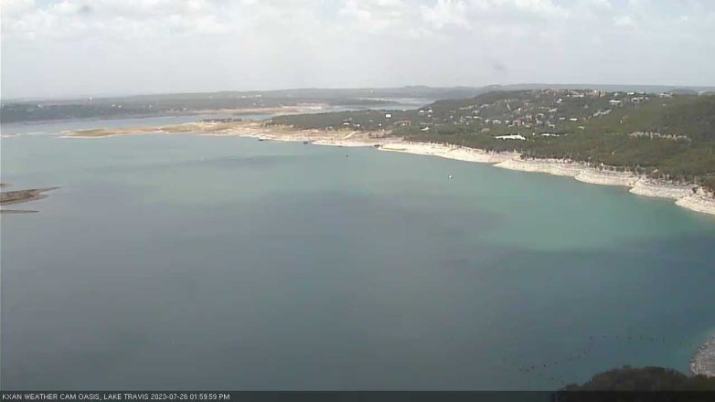 Lake Travis webcam, July 26, 2023 2:00 PM CT