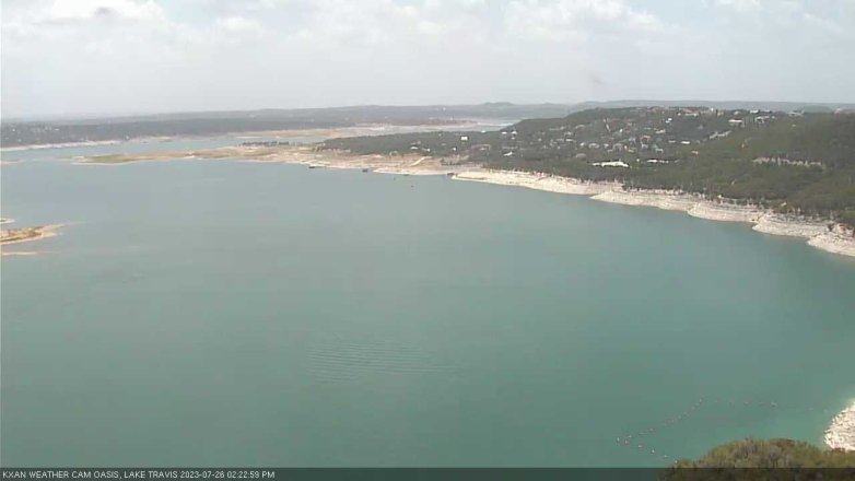 Lake Travis webcam, July 26, 2023 2:25 PM CT