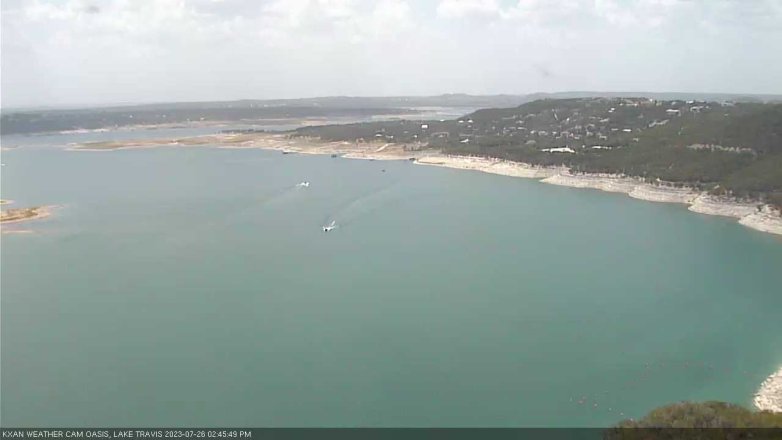 Lake Travis webcam, July 26, 2023 2:45 PM CT