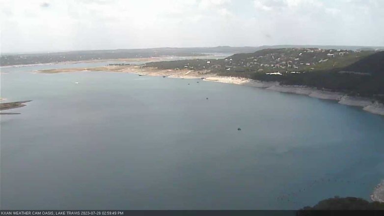 Lake Travis webcam, July 26, 2023 3:00 PM CT