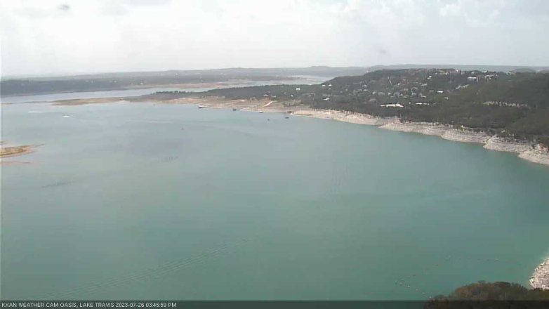 Lake Travis webcam, July 26, 2023 3:45 PM CT