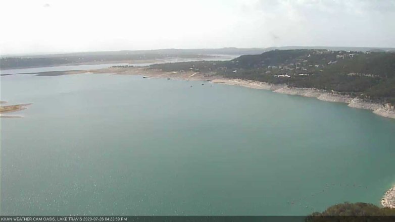 Lake Travis webcam, July 26, 2023 4:25 PM CT