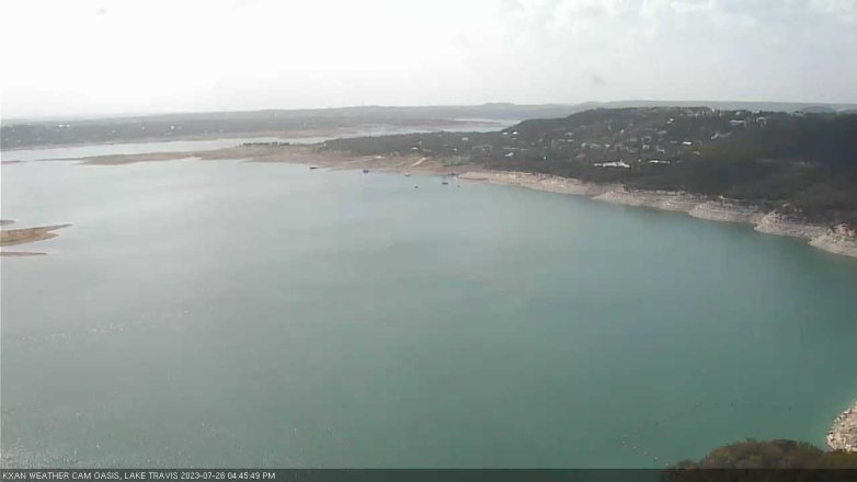 Lake Travis webcam, July 26, 2023 4:45 PM CT