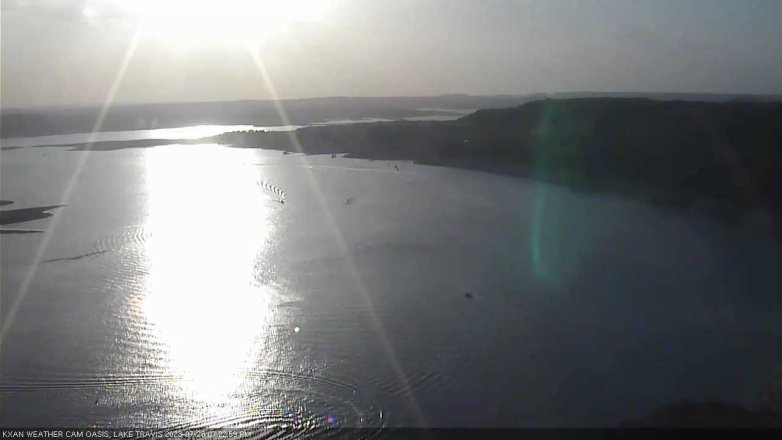 Lake Travis webcam, July 26, 2023 7:25 PM CT