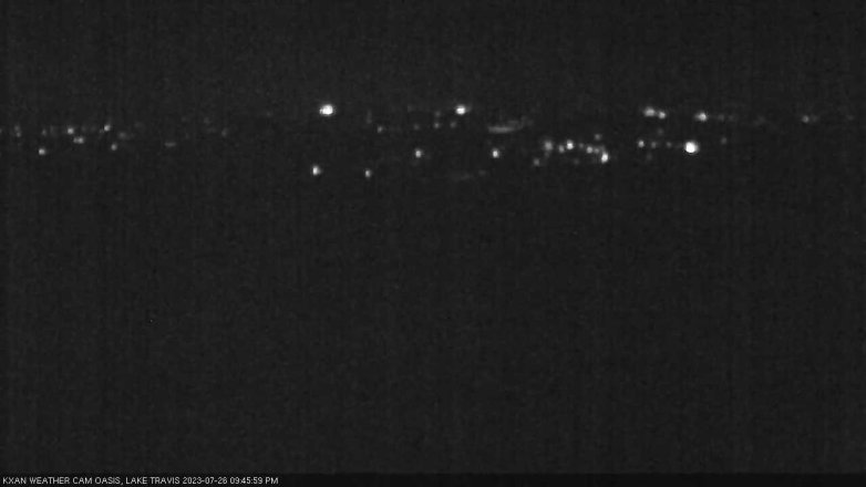 Lake Travis webcam, July 26, 2023 9:45 PM CT