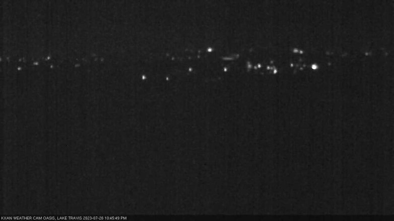 Lake Travis webcam, July 26, 2023 10:45 PM CT
