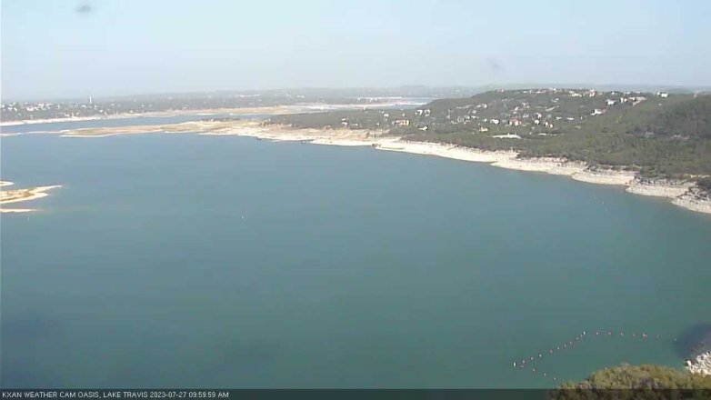 Lake Travis webcam, July 27, 2023 10:00 AM CT