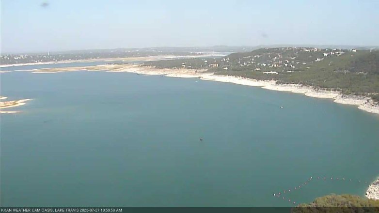 Lake Travis webcam, July 27, 2023 11:00 AM CT