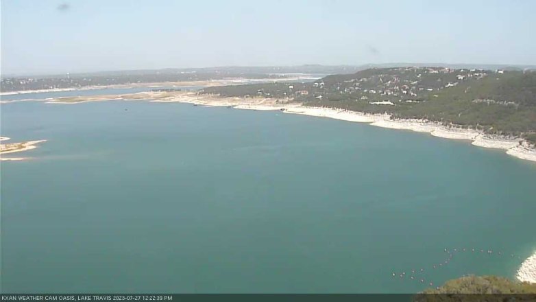 Lake Travis webcam, July 27, 2023 12:25 PM CT