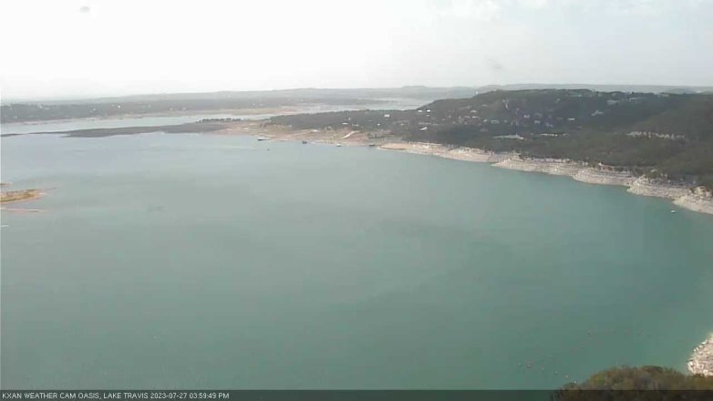 Lake Travis webcam, July 27, 2023 4:00 PM CT