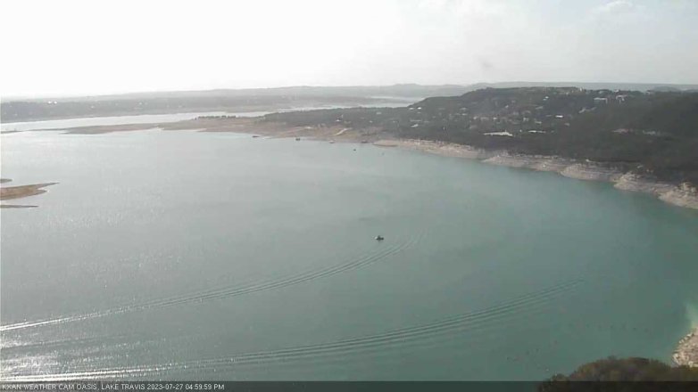 Lake Travis webcam, July 27, 2023 5:00 PM CT