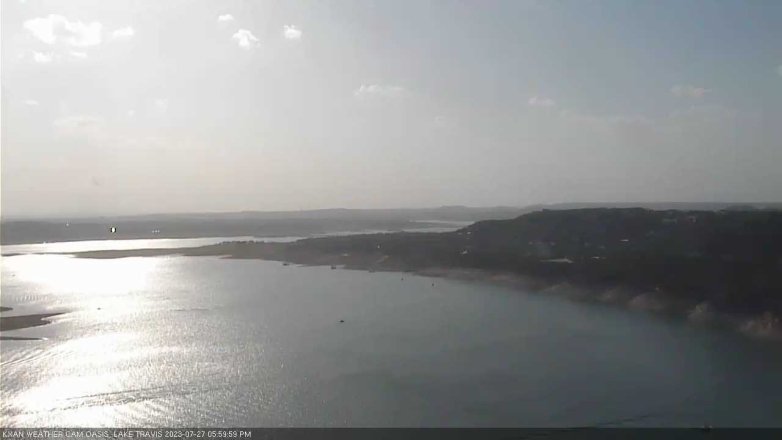 Lake Travis webcam, July 27, 2023 6:00 PM CT