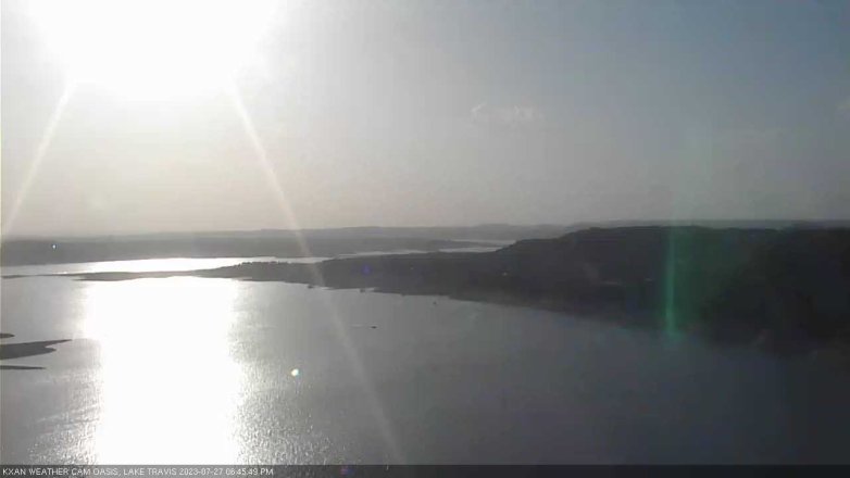 Lake Travis webcam, July 27, 2023 6:45 PM CT