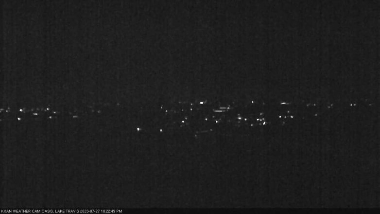 Lake Travis webcam, July 27, 2023 10:25 PM CT