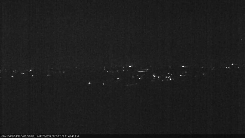 Lake Travis webcam, July 27, 2023 11:45 PM CT