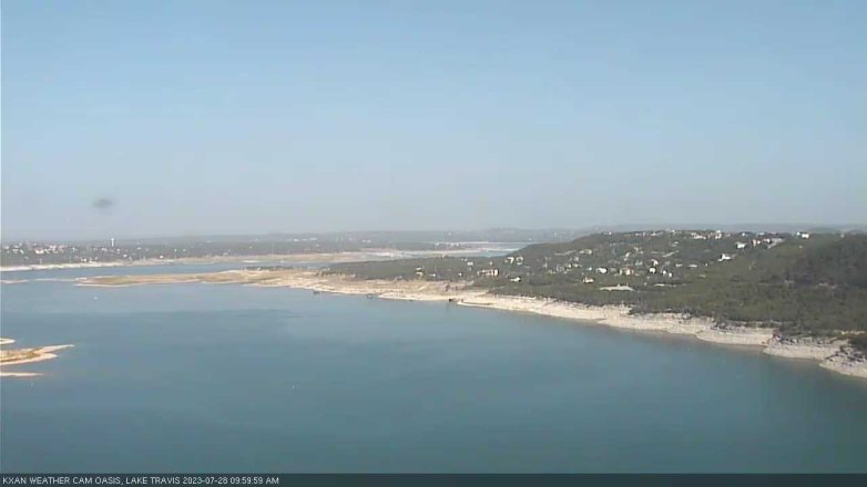 Lake Travis webcam, July 28, 2023 10:00 AM CT