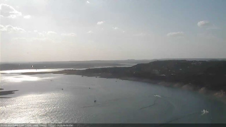 Lake Travis webcam, July 28, 2023 6:00 PM CT