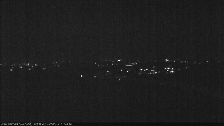 Lake Travis webcam, July 28, 2023 10:25 PM CT