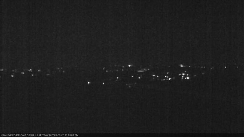 Lake Travis webcam, July 28, 2023 11:00 PM CT