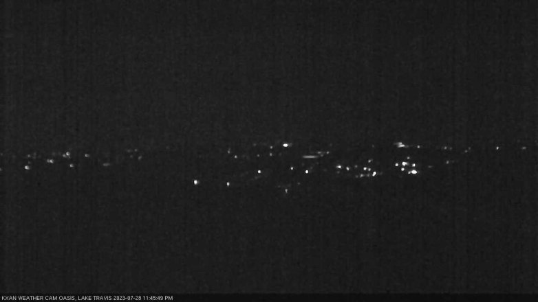 Lake Travis webcam, July 28, 2023 11:45 PM CT