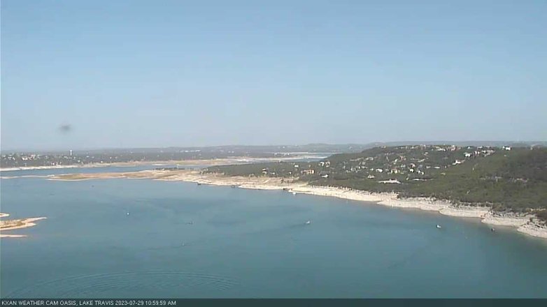 Lake Travis webcam, July 29, 2023 11:00 AM CT