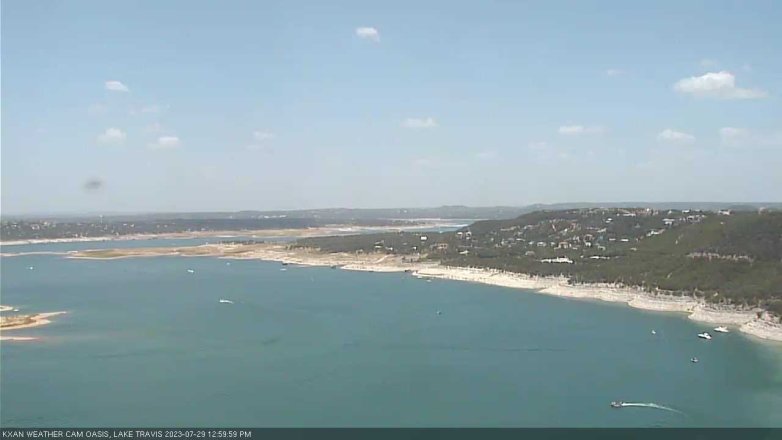 Lake Travis webcam, July 29, 2023 1:00 PM CT