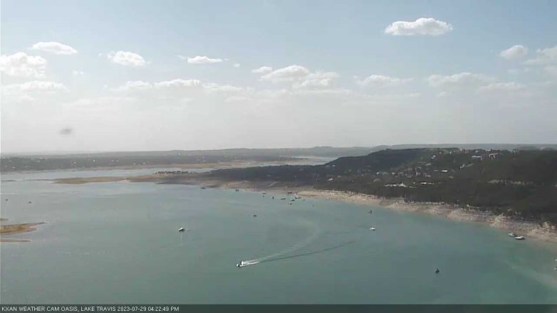 Lake Travis webcam, July 29, 2023 4:25 PM CT