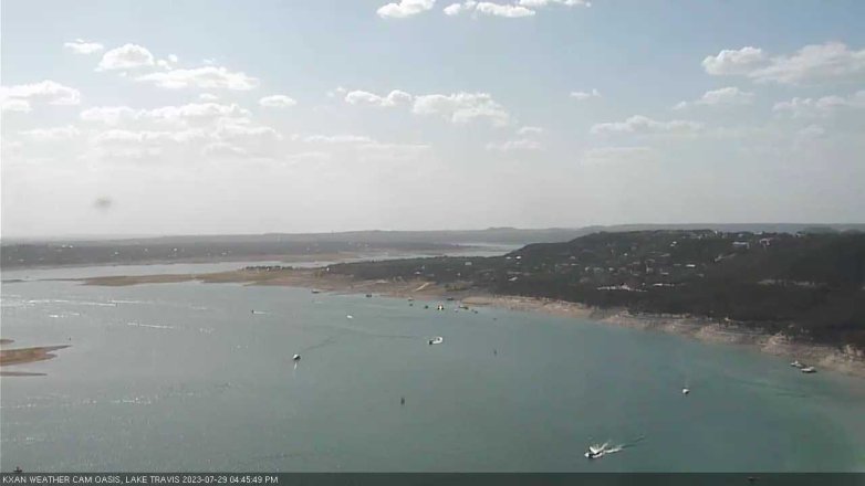 Lake Travis webcam, July 29, 2023 4:45 PM CT