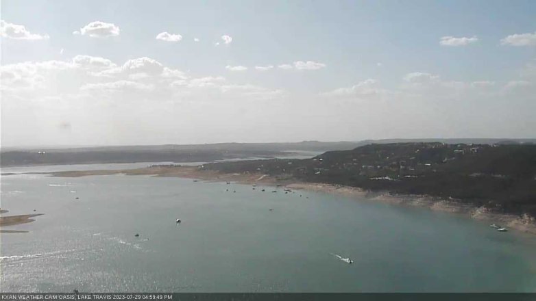 Lake Travis webcam, July 29, 2023 5:00 PM CT