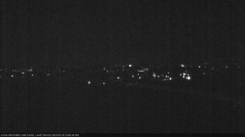 Lake Travis webcam, July 29, 2023 10:45 PM CT