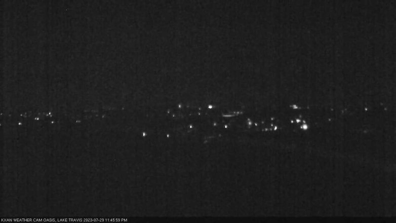 Lake Travis webcam, July 29, 2023 11:45 PM CT