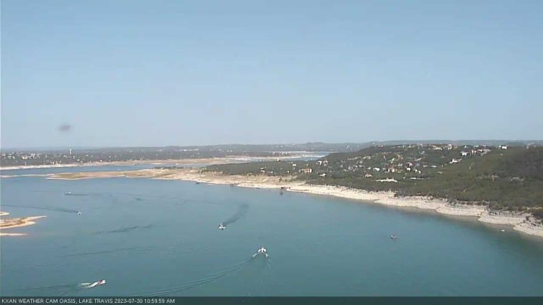 Lake Travis webcam, July 30, 2023 11:00 AM CT