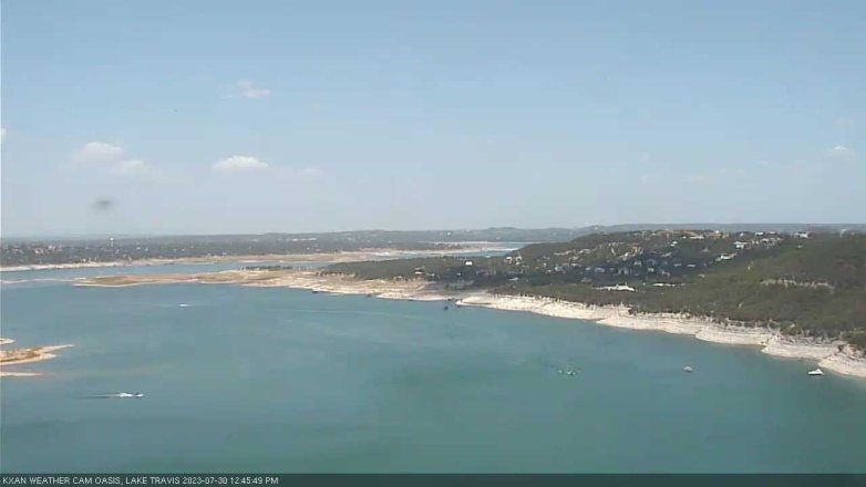 Lake Travis webcam, July 30, 2023 12:45 PM CT