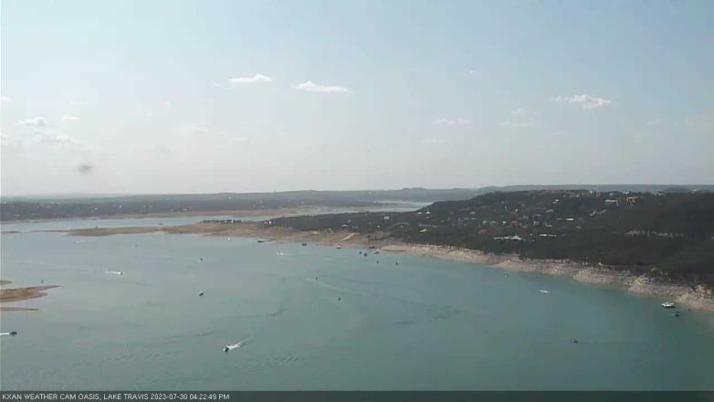 Lake Travis webcam, July 30, 2023 4:25 PM CT