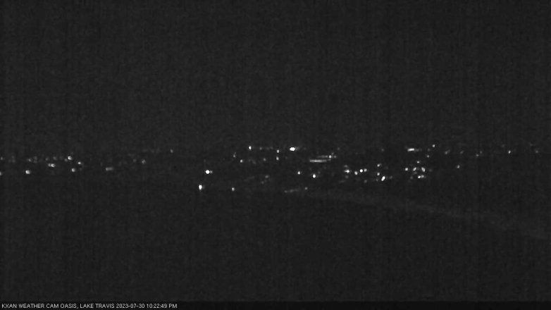 Lake Travis webcam, July 30, 2023 10:25 PM CT