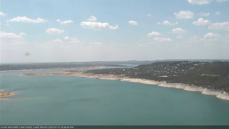 Lake Travis webcam, July 31, 2023 2:45 PM CT