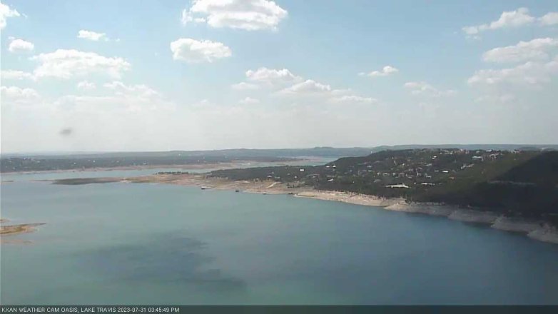 Lake Travis webcam, July 31, 2023 3:45 PM CT