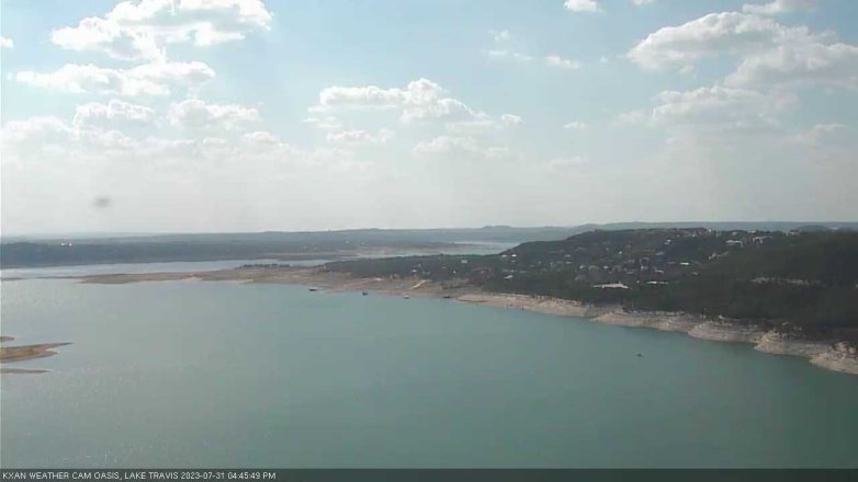 Lake Travis webcam, July 31, 2023 4:45 PM CT