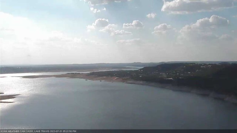 Lake Travis webcam, July 31, 2023 5:25 PM CT