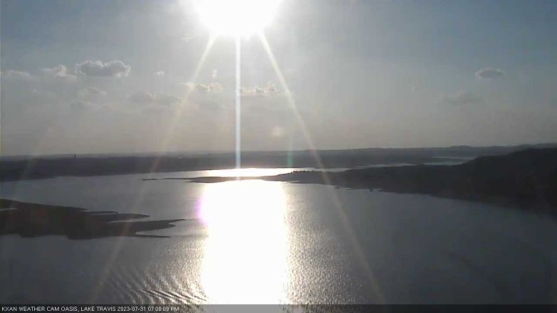 Lake Travis webcam, July 31, 2023 7:00 PM CT