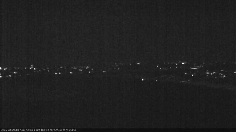 Lake Travis webcam, July 31, 2023 10:00 PM CT