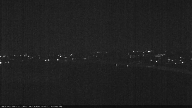 Lake Travis webcam, July 31, 2023 11:00 PM CT