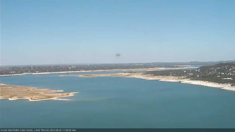 Lake Travis webcam, August 2, 2023 12:00 PM CT
