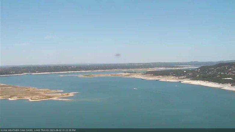Lake Travis webcam, August 2, 2023 1:25 PM CT